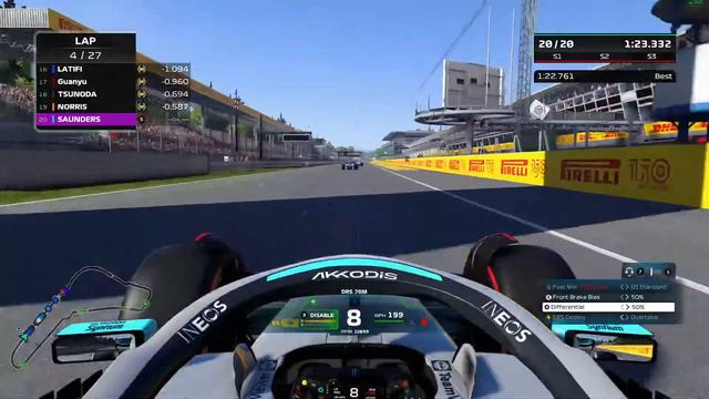 f1 22 Mercedes career No Flashbacks RACE 12 смотреть онлайн