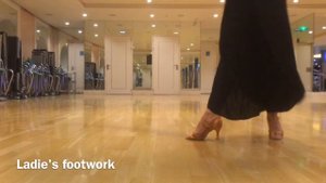 How to dance Under Arm Turn to the Left Rumba #10 | Поворот под рукой влево. Румба | EasyBallroom