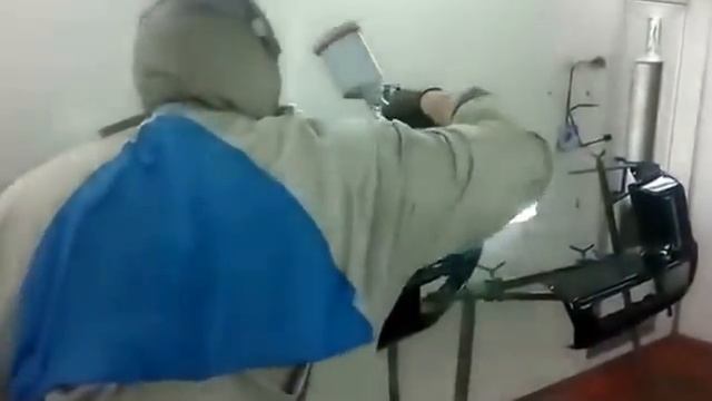Покраска матовым лаком