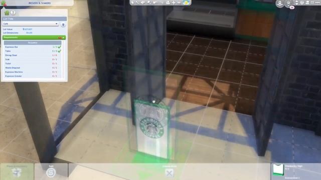 Starbucks // Building My World // The Sims 4 смотреть онлайн