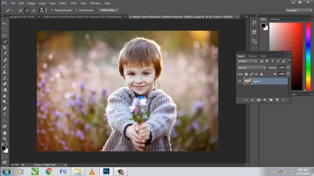 Remove Background in Photoshop Quick Selection Tool | Photoshop tutorial | in Hindi смотреть онлайн