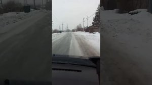 Проезд зимой к Рыцарскому замку через Солонцы