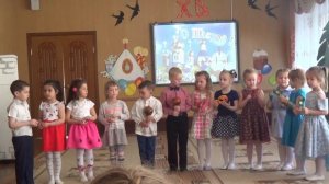 "Юные музыканты- оркестр в исполнении детей средней группы №10 СП "ЦРР - д/с "Сказка"