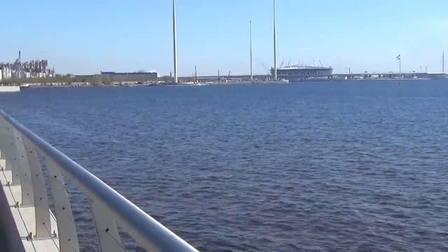 Санкт- Петербург. Набережная Лахта-центра. Прогулки по Петербургу 2023. смотреть онлайн