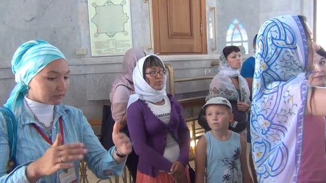 В мечети Кул Шариф (г.Казань)