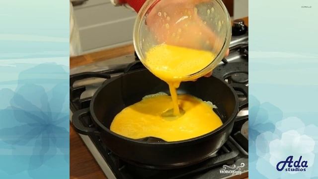 Фриттата с грибами Рецепт, пошаговый, как приготовить, видеорецепт