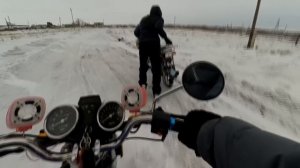 Первые ВЕСЕННИЕ ПОКАТУШКИ На мопеде Альфа 110  #40 / Что СЛУЧИЛОСЬ с Альфой ????