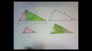 Proof of the Pythagorean Theorem Using Similar Triangles