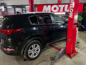 Замена масла в АКПП Kia Sportage Qle A6gf1