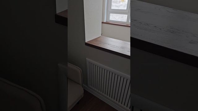 Вместо рамы с окном, столешница в дом. #дубдубом #мебельиздуба #мебельназаказ