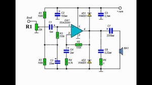 Как собрать усилитель на микросхеме TDA 2030A. How to assemble an amplifier on a TDA2030A chip