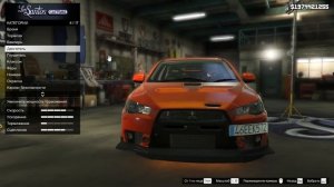 ОФИГЕННО!!! покрасил Mitsubishi Lancer Evolution в GTA 5 Online ( ГТА 5 моды )