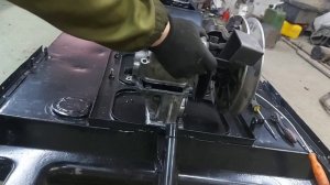 Подготовка бурана к сезону ч3(сборка ходовой части, установка мотора и коробки реверса)
