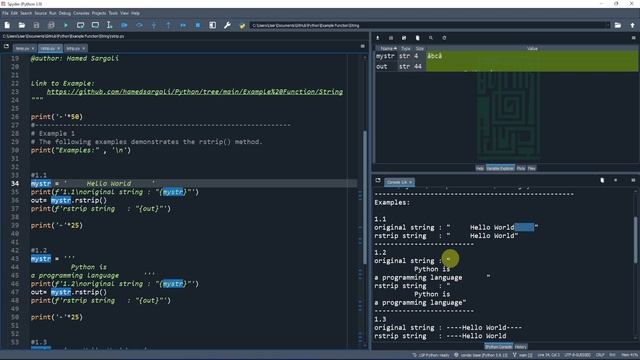 آموزش توابع استرینگ در پایتون - Learn the "rstrip" string python method in 3 minutes смотреть онлайн