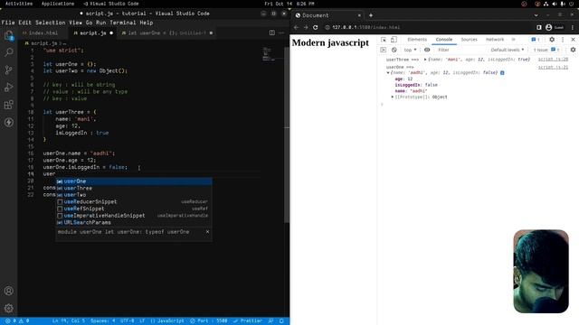 Learn JavaScript in Tamil | #2.12 Objects In JavaScript In Tamil