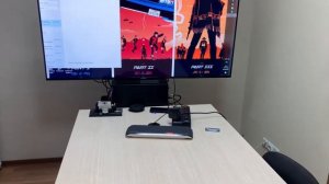 Показываем работу в паре двух спикерфонов Poly Sync 60.