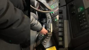 Пожарный МАЗ 515. Работа на насосе, включение в кабине. часть 1