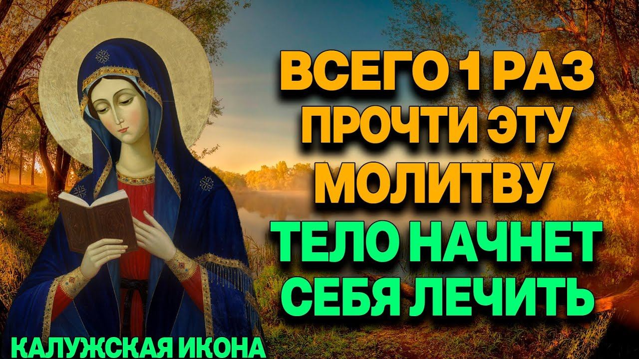 СЕГОДНЯ БОГОРОДИЦА ЖДЁТ ОТ ТЕБЯ ЭТУ МОЛИТВУ. Молитва Калужской Иконе Богородицы смотреть онлайн