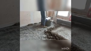как сделать полусухую стяжку пола по съёмным маякам