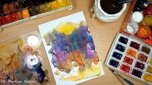 Волшебная техника АКВАТИПИЯ! Рисуем ОСЕНЬ, развиваем наше воображение и фантазию