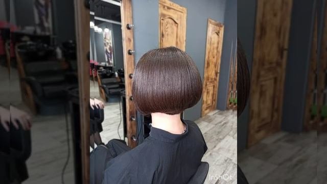 Женская стрижка градуированный Боб Women's Haircut Graduated Bob #стрижка#стрижкабоб #haircutbob#bo