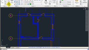 Штриховка стен в AutoCad 2011