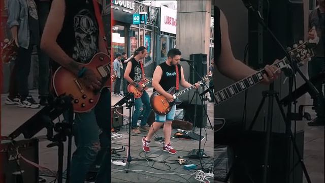 Группа Другие Люди. Никогда. Агата Кристи. Кавер. Уличные музыканты Москвы. 2022