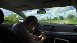 Замер разгона до 100 км.ч. с помощью программы MMCodingWriter на Mitsubishi Лансер 10
