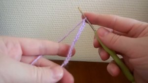 Вязание крючком. Первая петля. Воздушные петли. Цепочка из воздушных петель. Вязание для начинающих