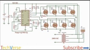 TL494 Inverter Circuit 3000W Complete video tutorial (12 - 220V AC)