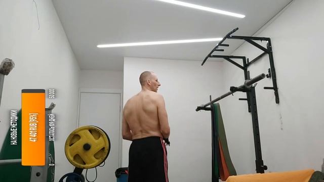 Доброп. - отж. пола 2х28(10кг), брусья 2х28(2,5кг), жим стоя 2х19(40,5кг). смотреть онлайн