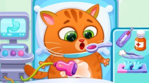 Суровый КОТИК БУБУ №103. Замороженный Бубу. Мультик ИГРА про котят на Хвостик ТВ