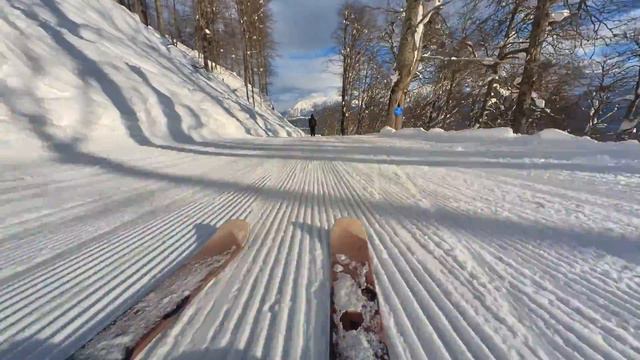 Роза Хутор. Трасса Лабиринт. смотреть онлайн