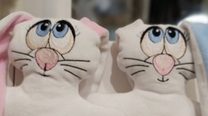 Вышивка игрушки зайки(Di_Ana_hm)