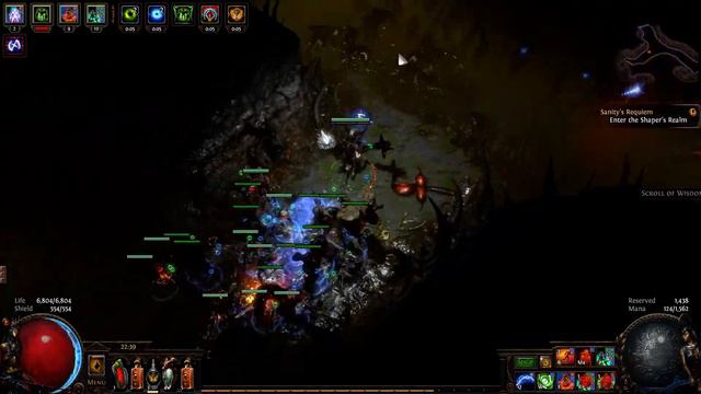 Path of Exile - Skeleton Mage Necromancer смотреть онлайн