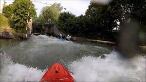 KAYAK  4-20-5 . Huningue. Parc des eaux vives. 2017.