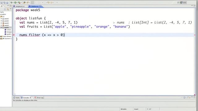 5.5 Higher Order List Functions смотреть онлайн