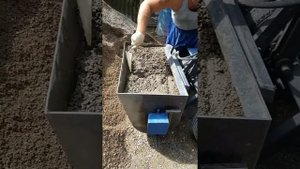 Ковш миксер в работе