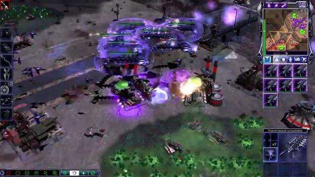 Command & Conquer 3 Tiberium Wars - Skirmish - Brutal AI - Epic Massive Battle =3= Прибытие флота смотреть онлайн