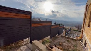 Забор из металлосайдинга