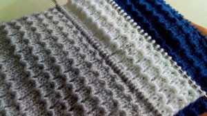 Для начинающих и опытных! В стиле минимализма вяжем простые структурные узоры спицами