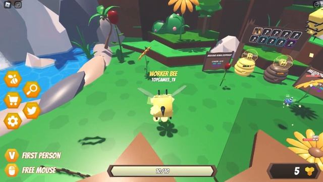 ЭТО ЛУЧШЕ чем СИМУЛЯТОР ПЧЕЛОВОДА! КОДЫ Симулятор Пчелы Роблокс! Bee Sim roblox смотреть онлайн