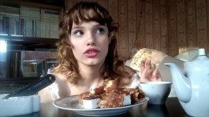 АСМР ИТИНГ ПИРОЖНЫЕ |Чаепитие|РАССКАЗЫВАЮ ПРО КОТОВ*ШЕПОТ* ASMR EATING BISCUITS* RUSSIAN WHISPER