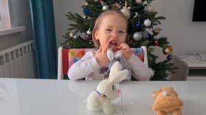 Первое интервью Марты в годик