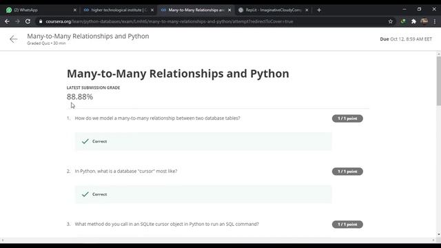 Coursera | Using Databases with Python Week-4 Solution | Python for Everybody full Solution