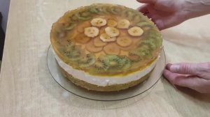 Торт без выпечки, красота и вкуснота.