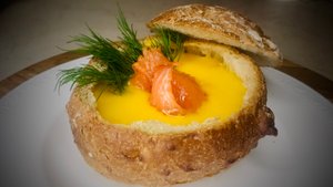 Тыквенный крем-суп ? с лососем х/к