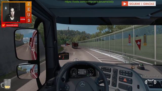 En directo re-estrenamos TUNING PACK MERCEDES  en euro truck simulator 2  MP!