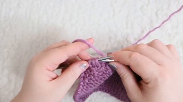 Тапочки на  2 спицах. Хорошо сидят на ноге. Мастер класс. Любимый Василек.