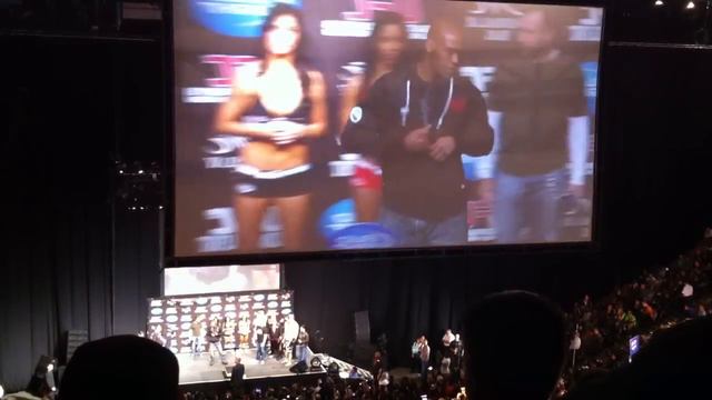 UFC 126 Ryan Darth Bader vs. Jon Bones Jones weigh ins